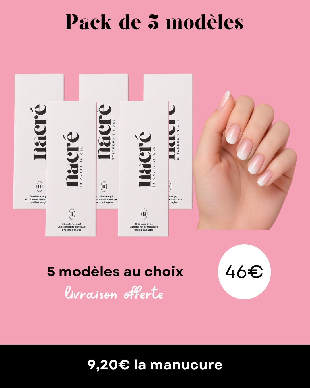 Pack de 5 modèles